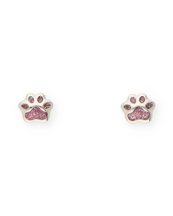 Clous d'oreilles Émail Argent 925 - Motifs de Carat Kids