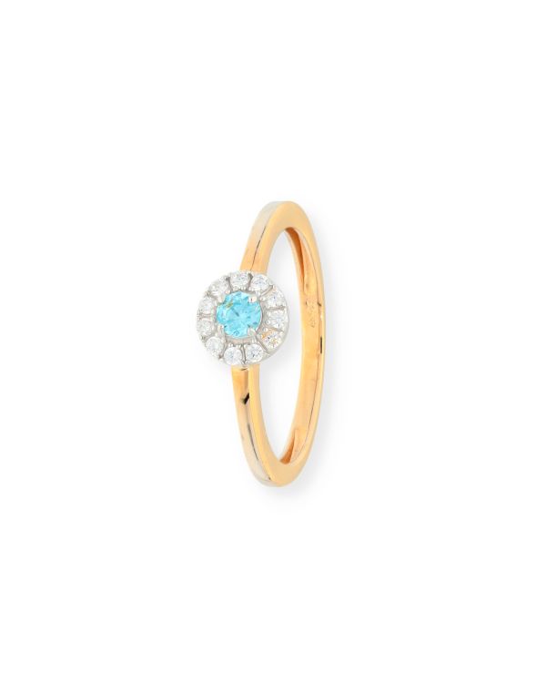 Zirkonia Ring Silber 925 - Colorstone von Carat