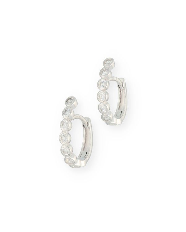 Créoles Zirconia Argent 925 - Style de Carat