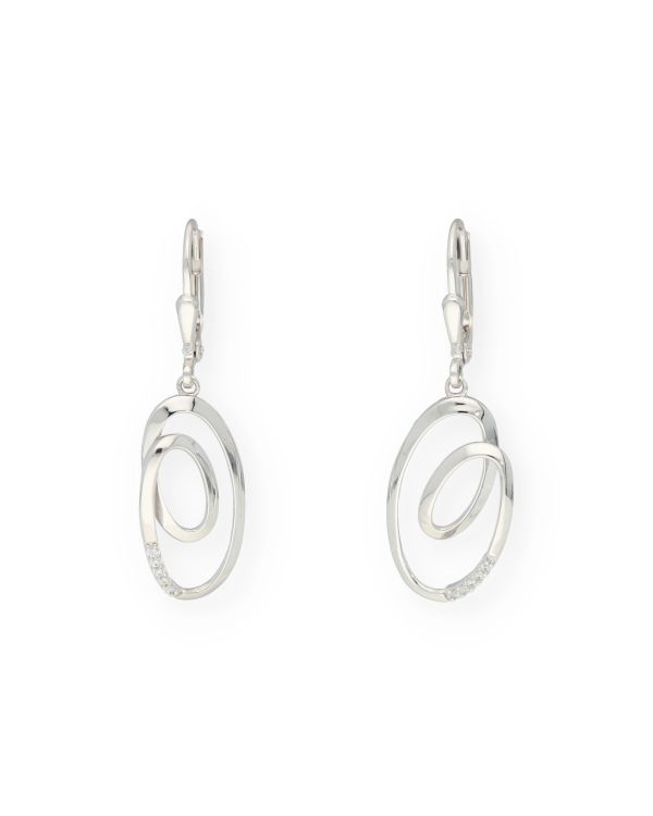 Pendants d'oreilles Zirconia Argent 925 - Style de Carat