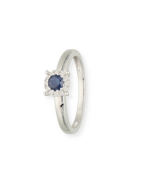 Saphir, Diamant Ring Gold 18 ct - Colorstone von Carat