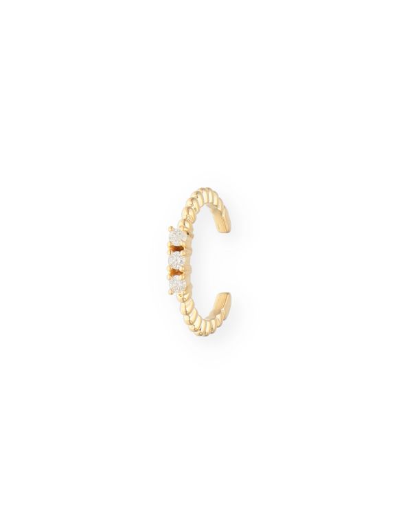 Diamant Earcuff Gold 9 ct - Fancydiamonds von Carat
