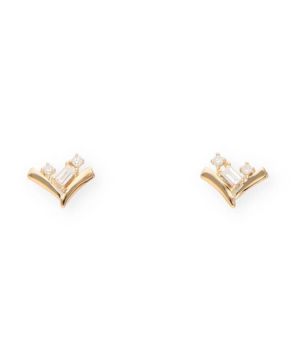 Diamant Ohrstecker Gold 9 ct - Fancydiamonds von Carat