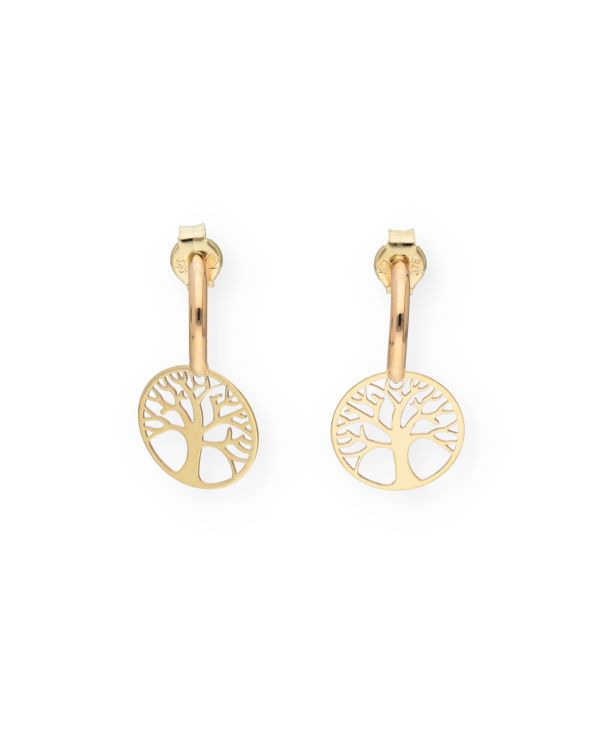 Créoles Or 9 ct - Motifs de Carat
