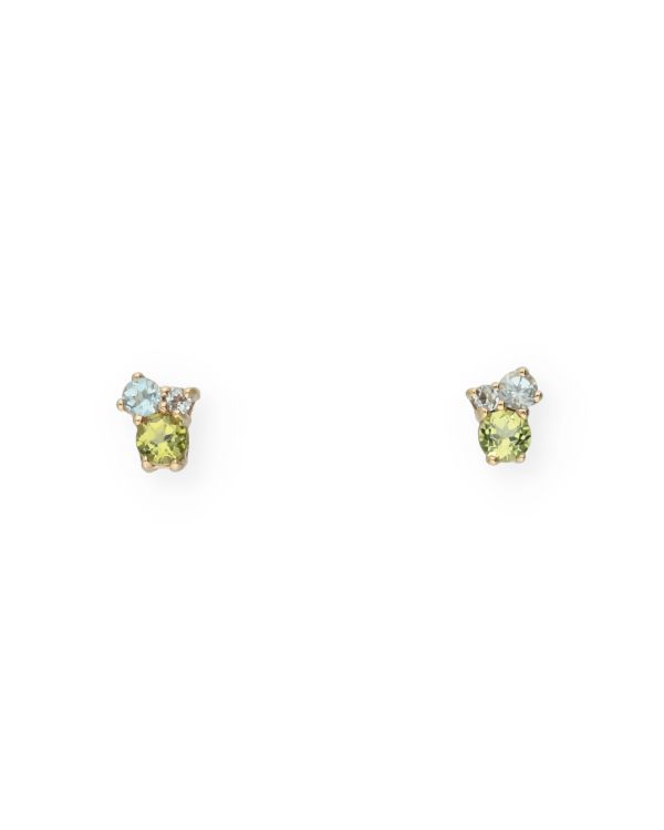 Clous d'oreilles gemstone Or 9 ct - Colorstone de Carat