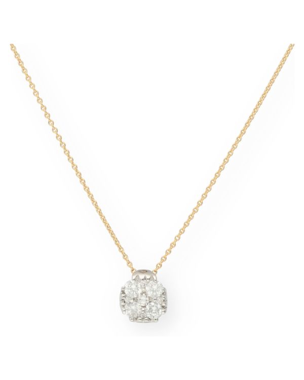 Collier Diamant Or 18 Carat - Solitaire CLASSIC Diamonds