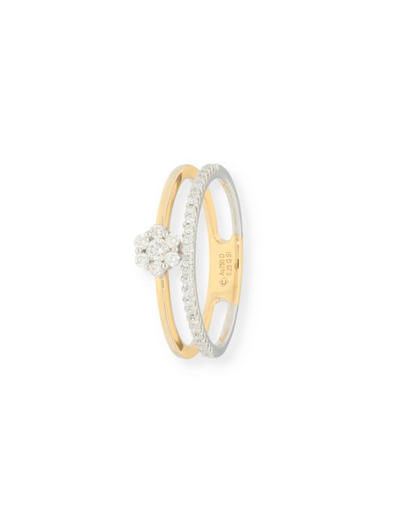 Bague Diamant Or 18 ct - Style de Diamonds by Carat