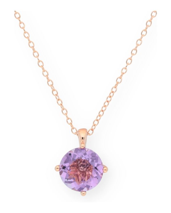 Amethyst Halskette Silber 925 - Colorstone von Carat