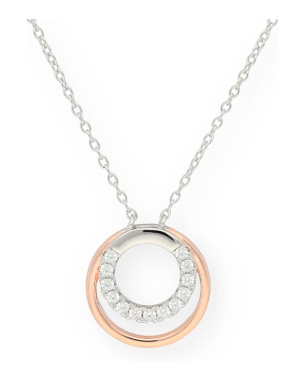 Zirkonia Halskette Silber 925 - Style von Carat