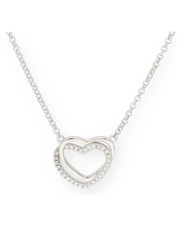 Collier Zirconia Argent 925 - Hearts de Carat