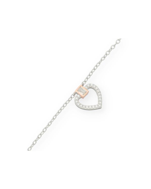 Bracelet Zirconia Argent 925 - Hearts de Carat