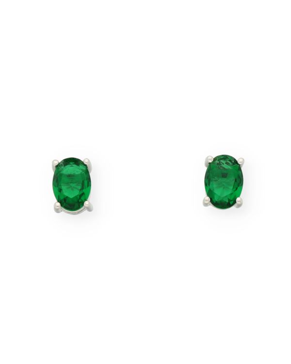 Glas Ohrstecker Silber 925 - Colorstone von Carat