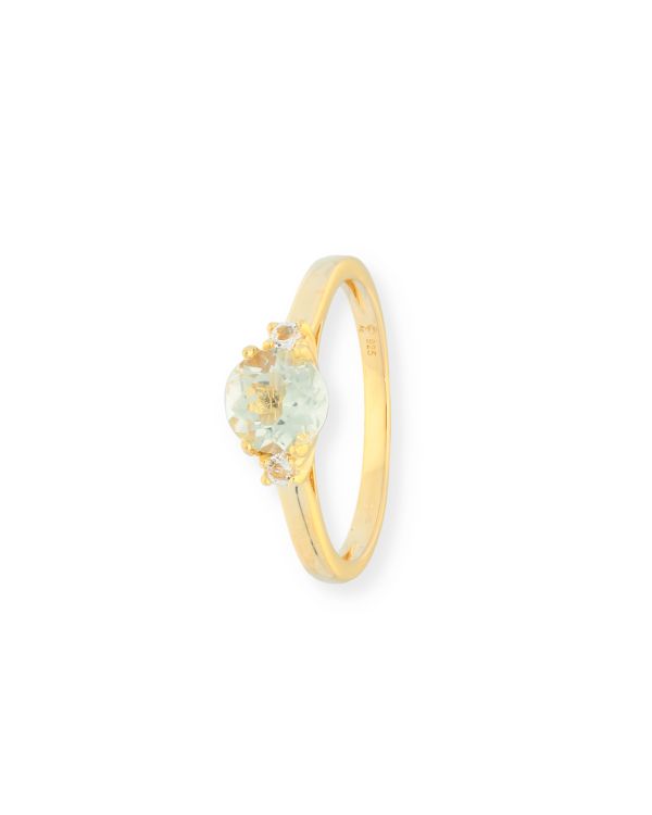 Bague Prasiolite, Topaze Argent 925 - Colorstone de Carat