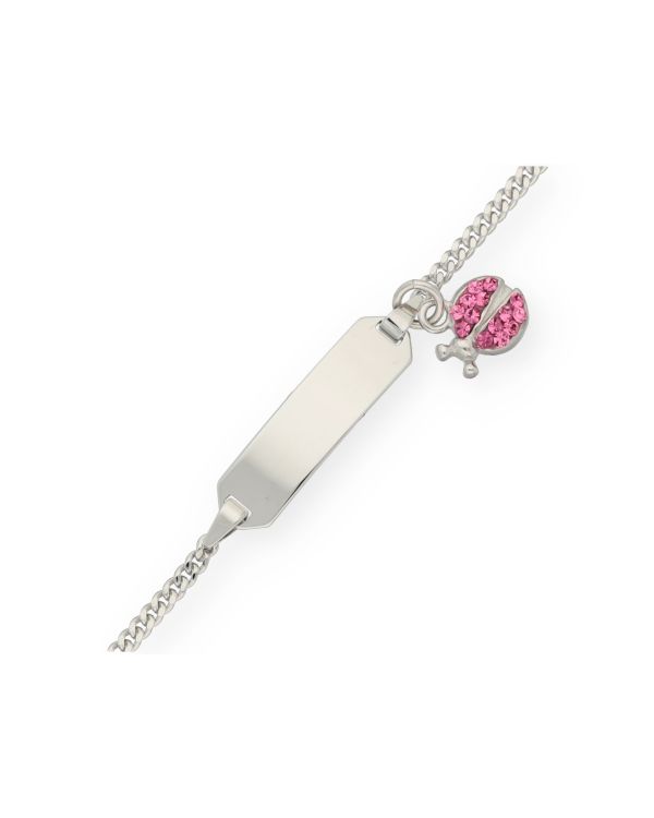 Zirkonia ID-Armband Silber 925 - Identity von Carat Kids