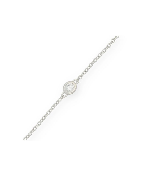 Zirkonia Fusskette Silber 925 - Style von Carat