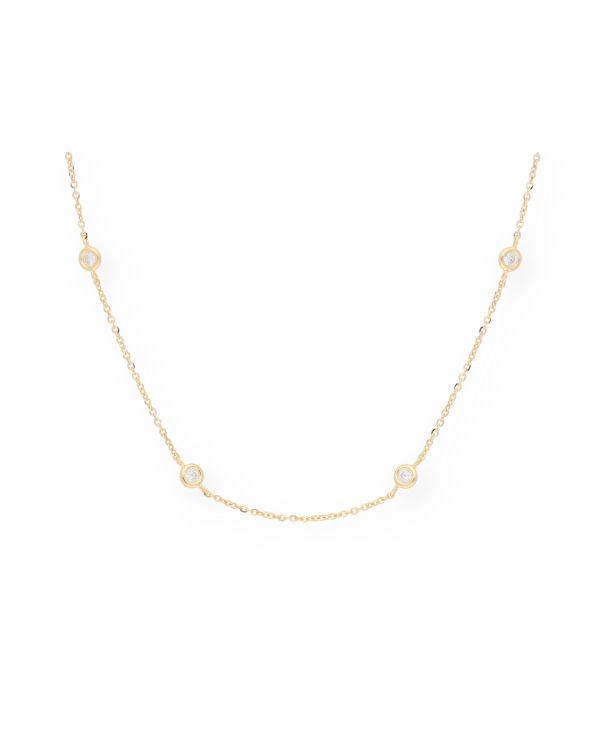 Zirkonia Halskette Gold 9 ct - Style von Carat