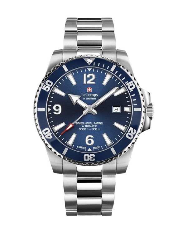 LeTemps Automatikuhr, Swissmade - Swiss Naval Patrol
