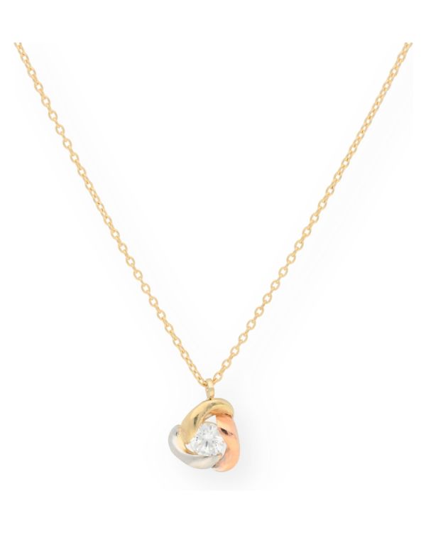 Zirkonia Halskette Gold 9 ct - Style von Carat