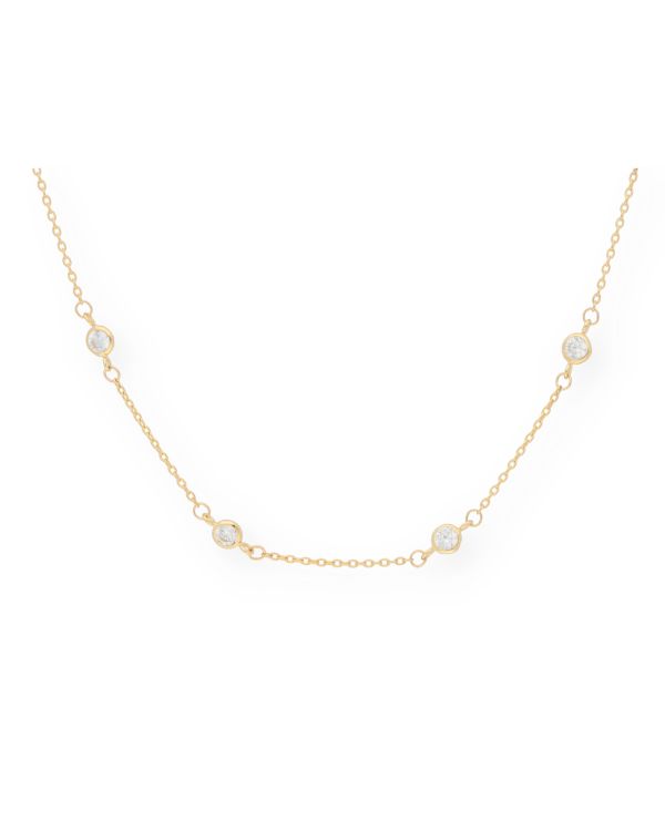 Zirkonia Halskette Gold 9 ct - Style von Carat