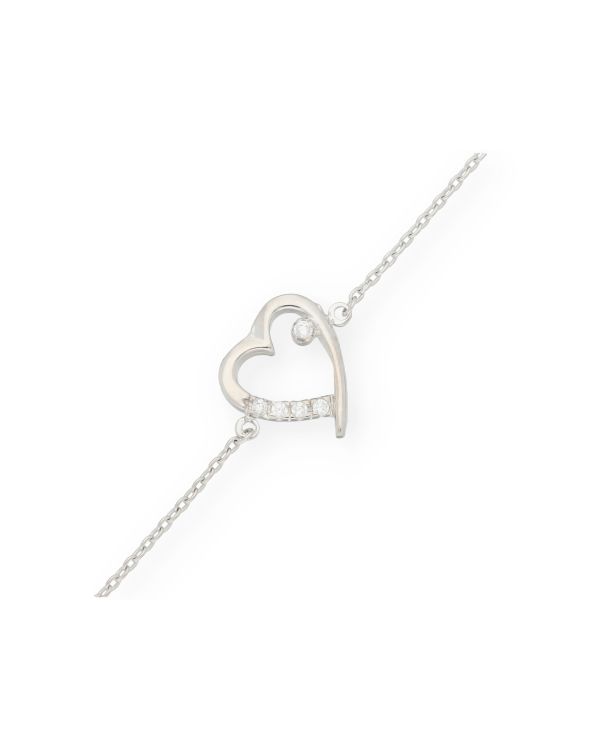 Zirkonia Armband Gold 9 ct - Hearts von Carat