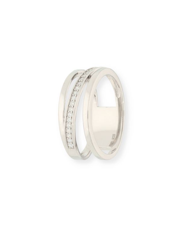 Zirkonia Ring Silber 925 - Style von Carat