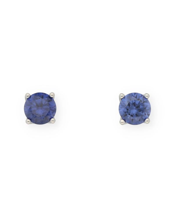Tansanit Ohrstecker Silber 925 - Colorstone von Carat