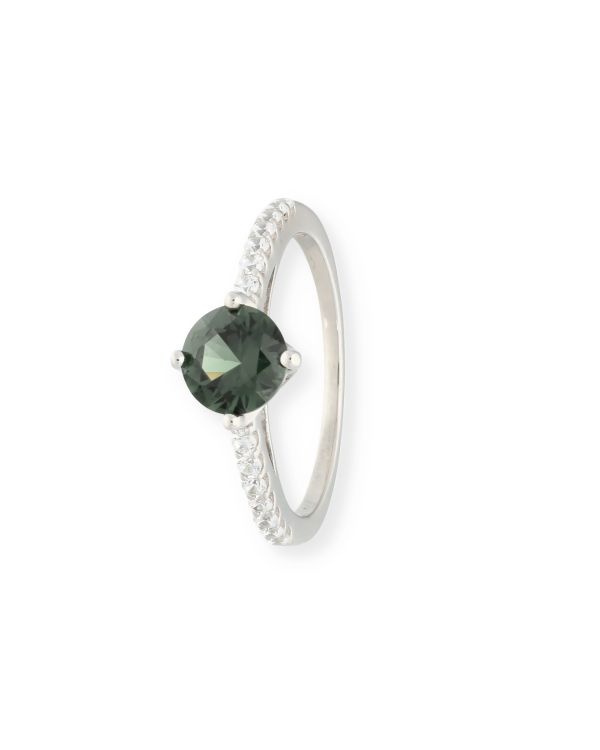 Saphir, Zirkonia Ring Silber 925 - Colorstone von Carat