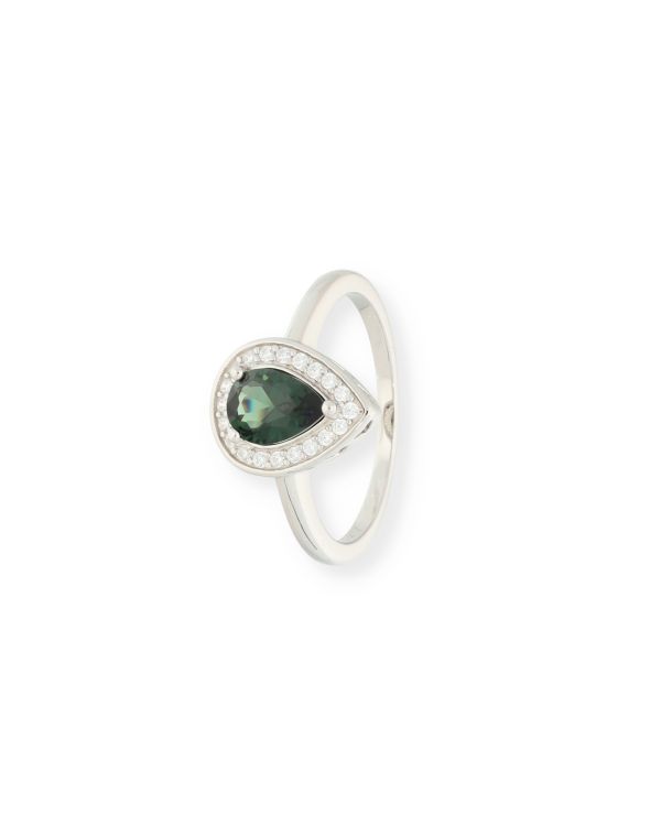 Bague Saphir, Zirconia Argent 925 - Colorstone de Carat