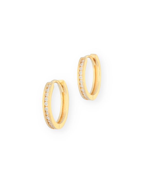 Zirkonia Creolen Gold 18 ct - Style von Carat