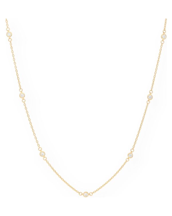 Zirkonia Halskette Gold 18 ct - Style von Carat