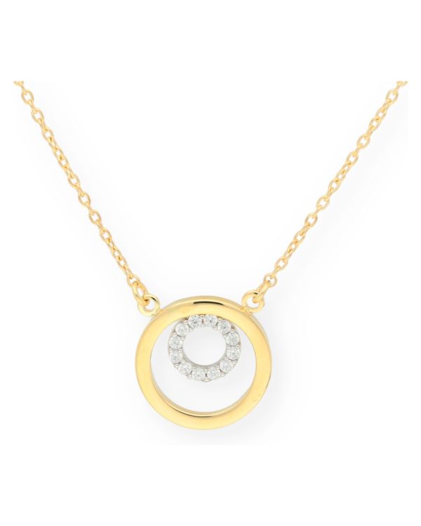 Zirkonia Halskette Gold 18 ct - Style von Carat