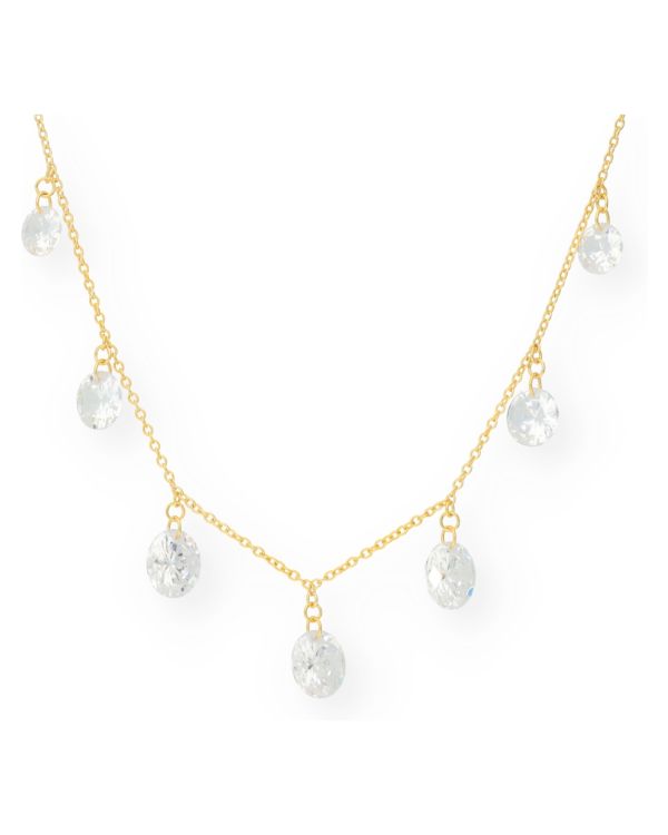 Zirkonia Halskette Silber 925 - Style von Carat