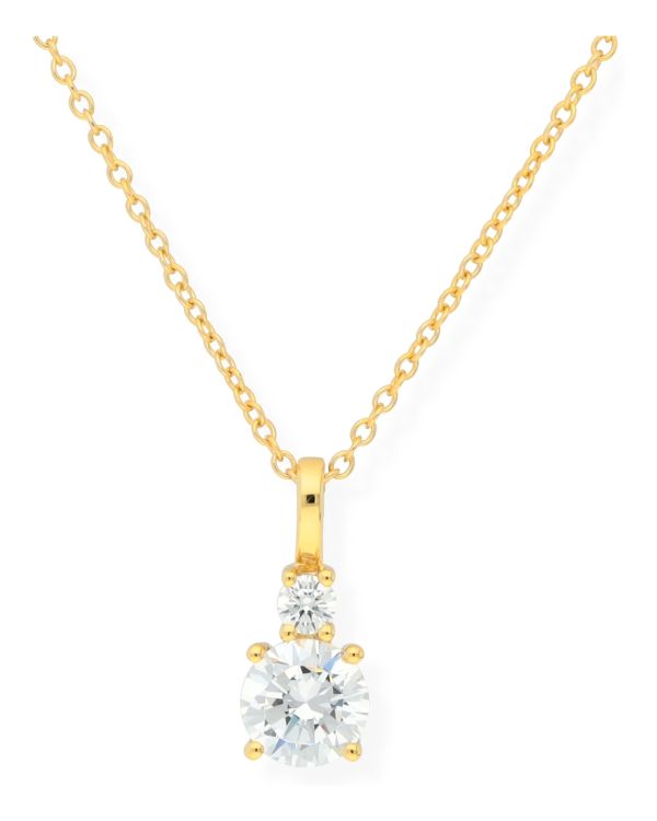 Collier Zirconia Argent 925 - Solitaire de Carat