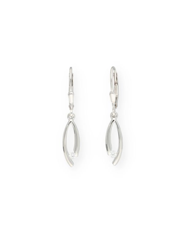 Pendants d'oreilles Zirconia Argent 925 - Style de Carat