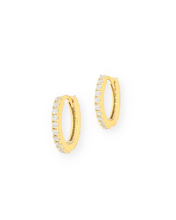 Créoles Zirconia Argent 925 - Style de Carat