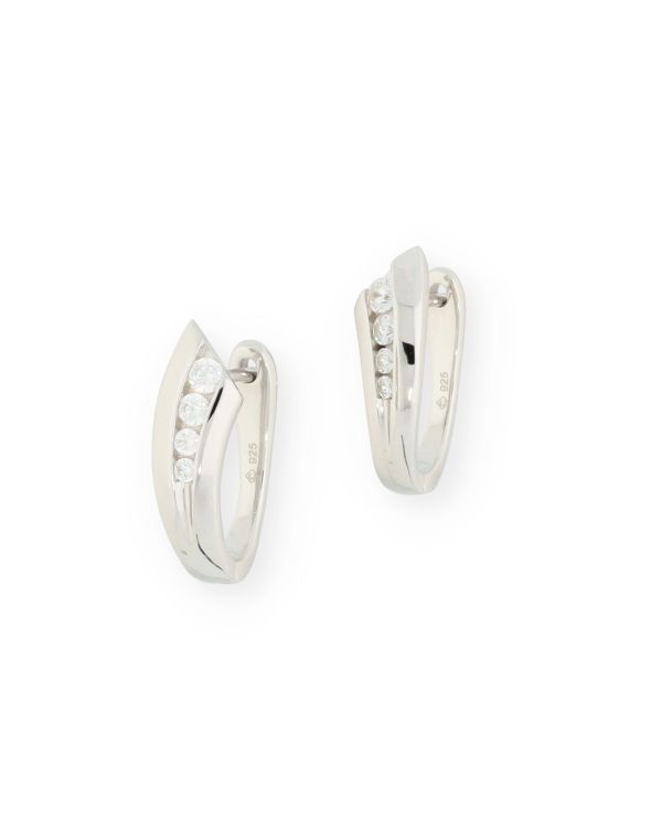 Boucles d'oreilles Zirconia Argent 925 - Style de Carat