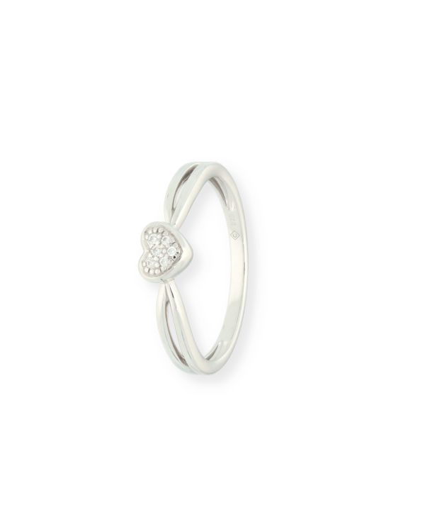 Zirkonia Ring Silber 925 - Hearts von Carat