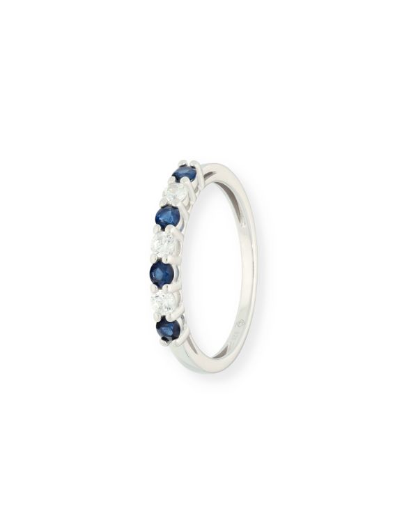 Bague Saphir, Zirconia Argent 925 - Colorstone de Carat