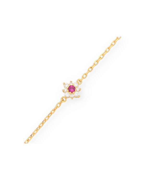 Bracelet Spinelle, Zirconia Laiton plaqué - Colorstone de Carat