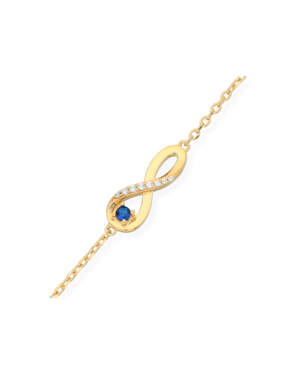 Bracelet Spinelle, Zirconia Laiton plaqué - Colorstone de Carat