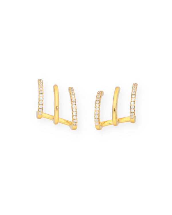 Créoles Zirconia Argent 925 - Style de Carat