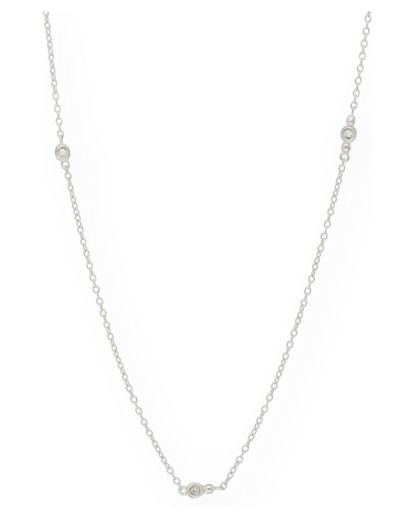 Zirkonia Sautoir Silber 925 - Style von Carat