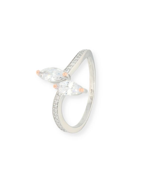 Zirkonia Ring Silber 925 - Style von Carat
