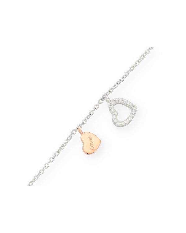 Bracelet Zirconia Argent 925 - Hearts de Carat