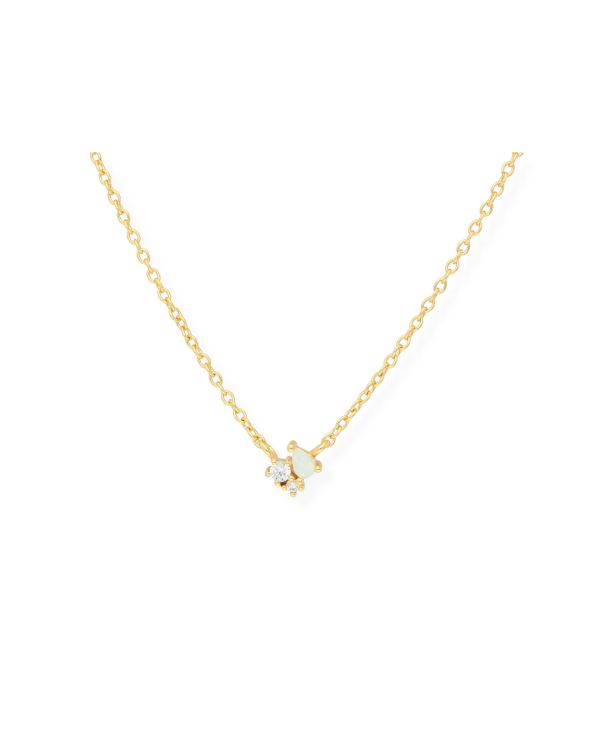 Collier Opale, Zirconia Argent 925 - Colorstone de Carat