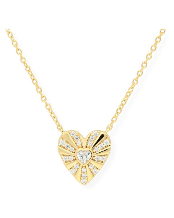 Collier Zirconia Argent 925 - Hearts de Carat