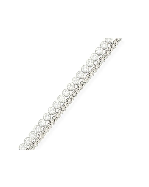 Zirkonia Armband Silber 925 - Style von Carat