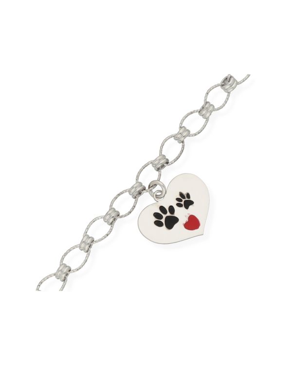 Email Armband Silber 925 - Hearts von Carat