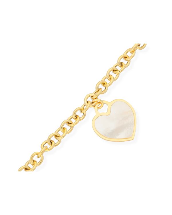 Perlmutter Armband Silber 925 - Colorstone von Carat