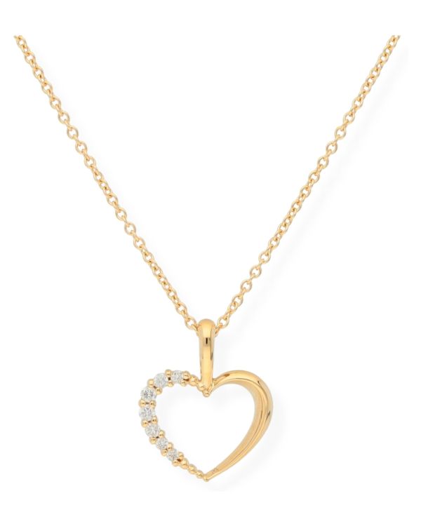 Collier Diamant Or 18 ct - Hearts de Carat